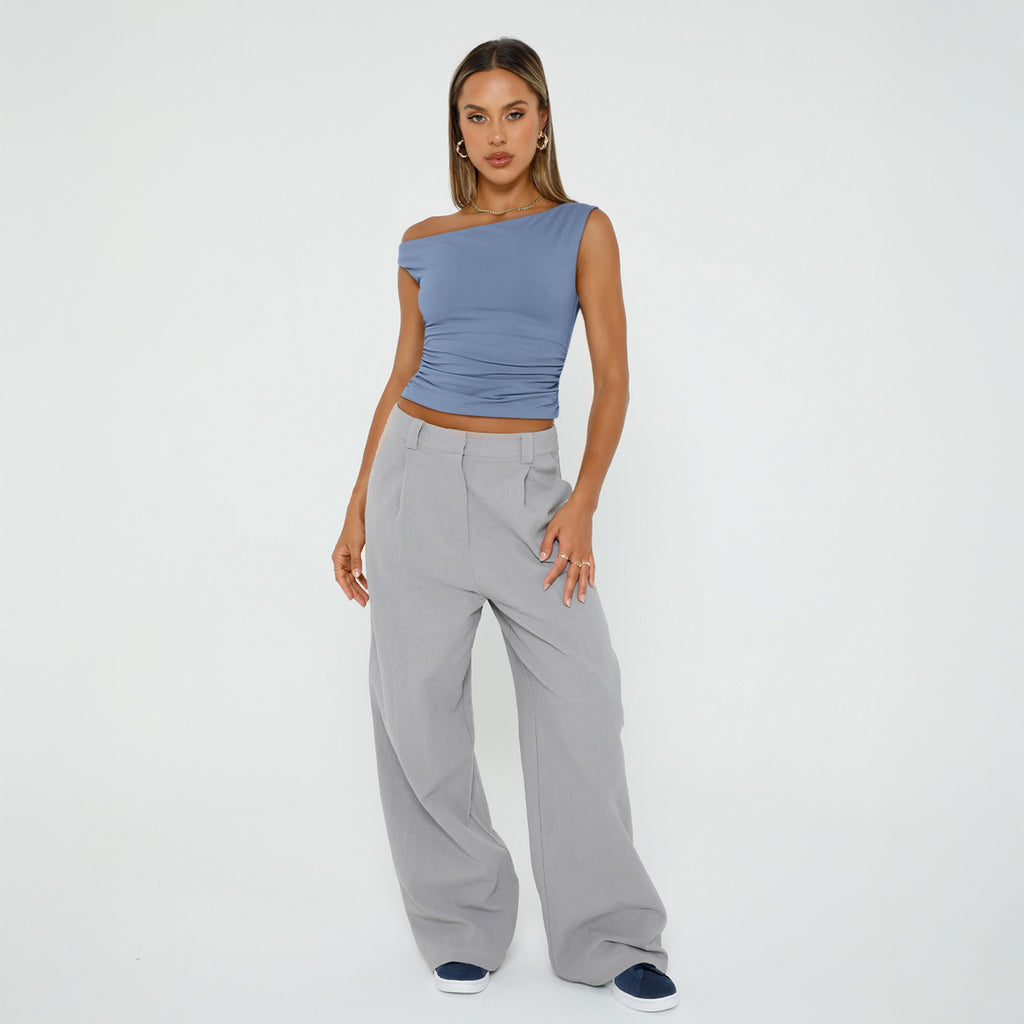 Trendy Queen Womens Off The Shoulder Tops Summer Shirts Going Out Crop Tank Top Y2K T Corset Tube Cute Fashion Outfits