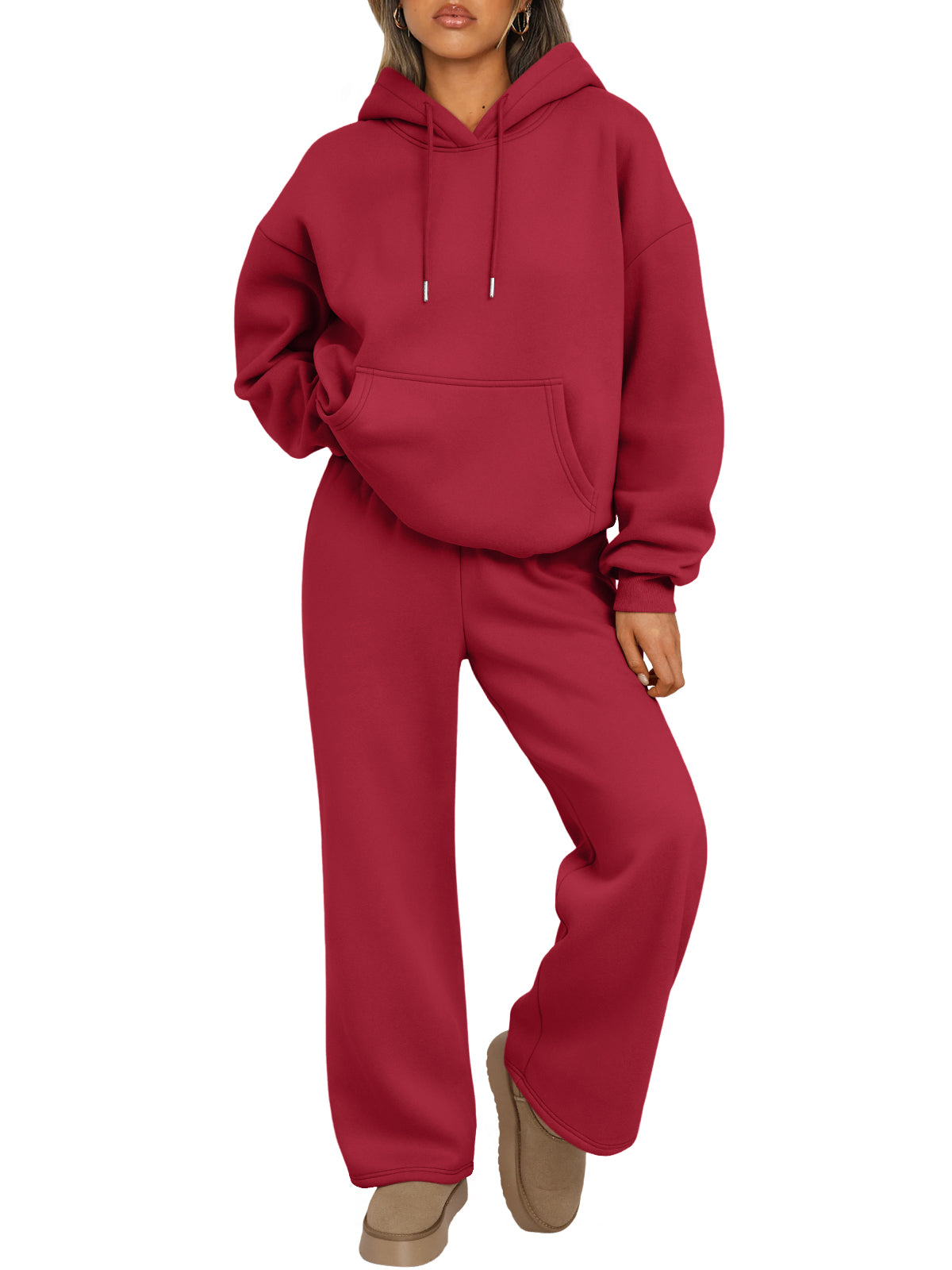 Red matching lounge set