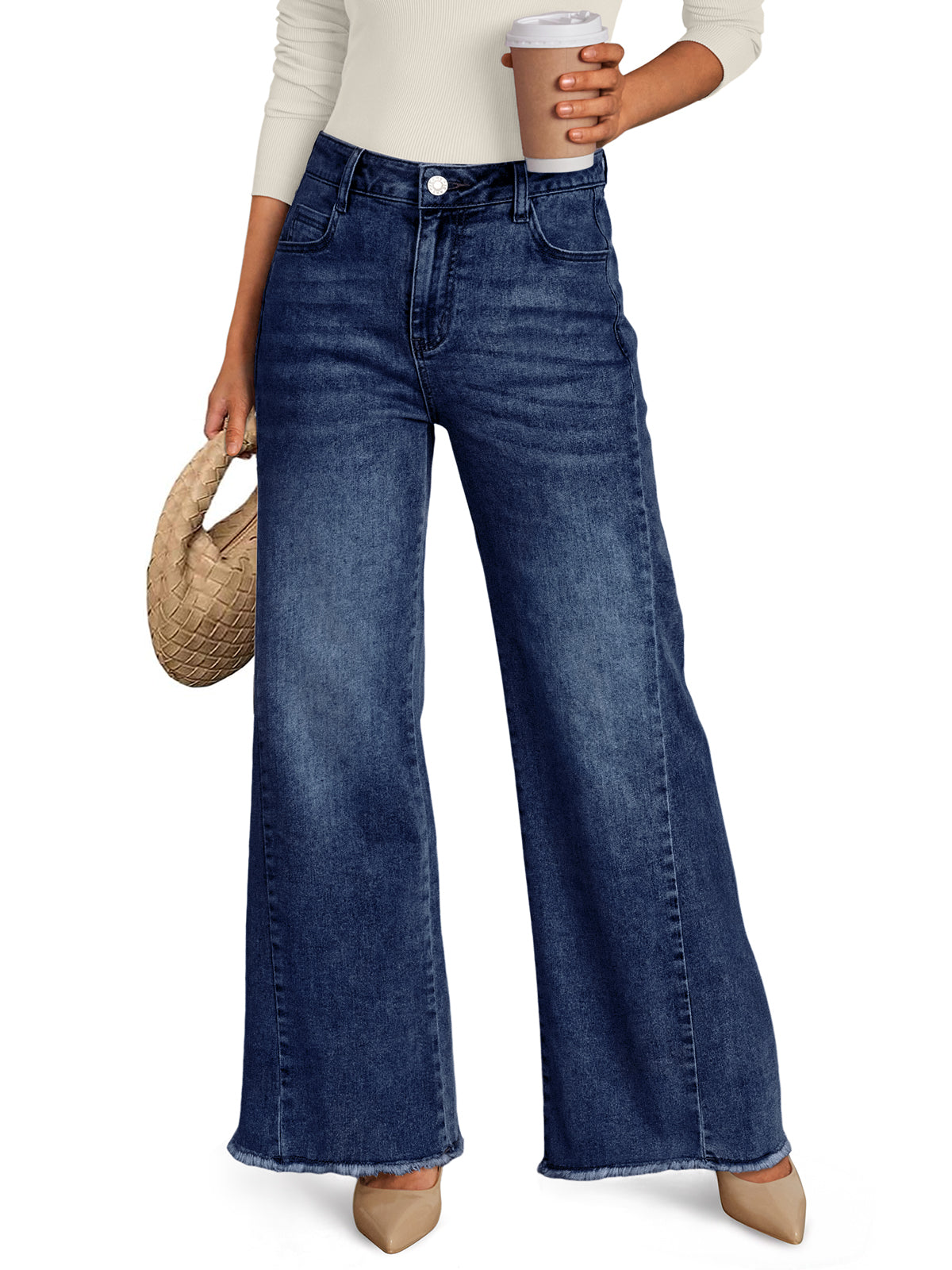 Indigo Blue wide leg jeans