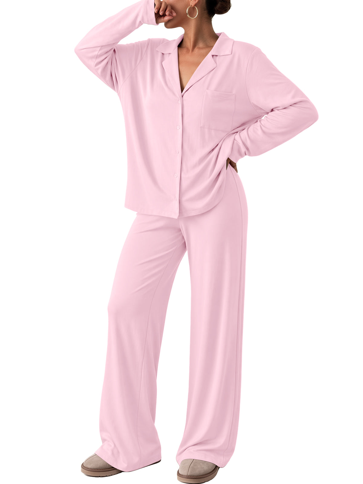Pink pajama set