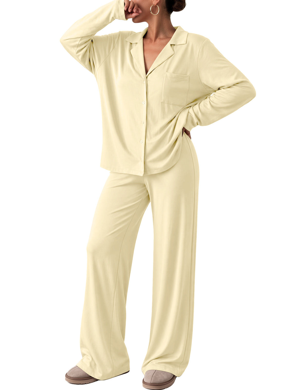 Butter Yellow pajama set