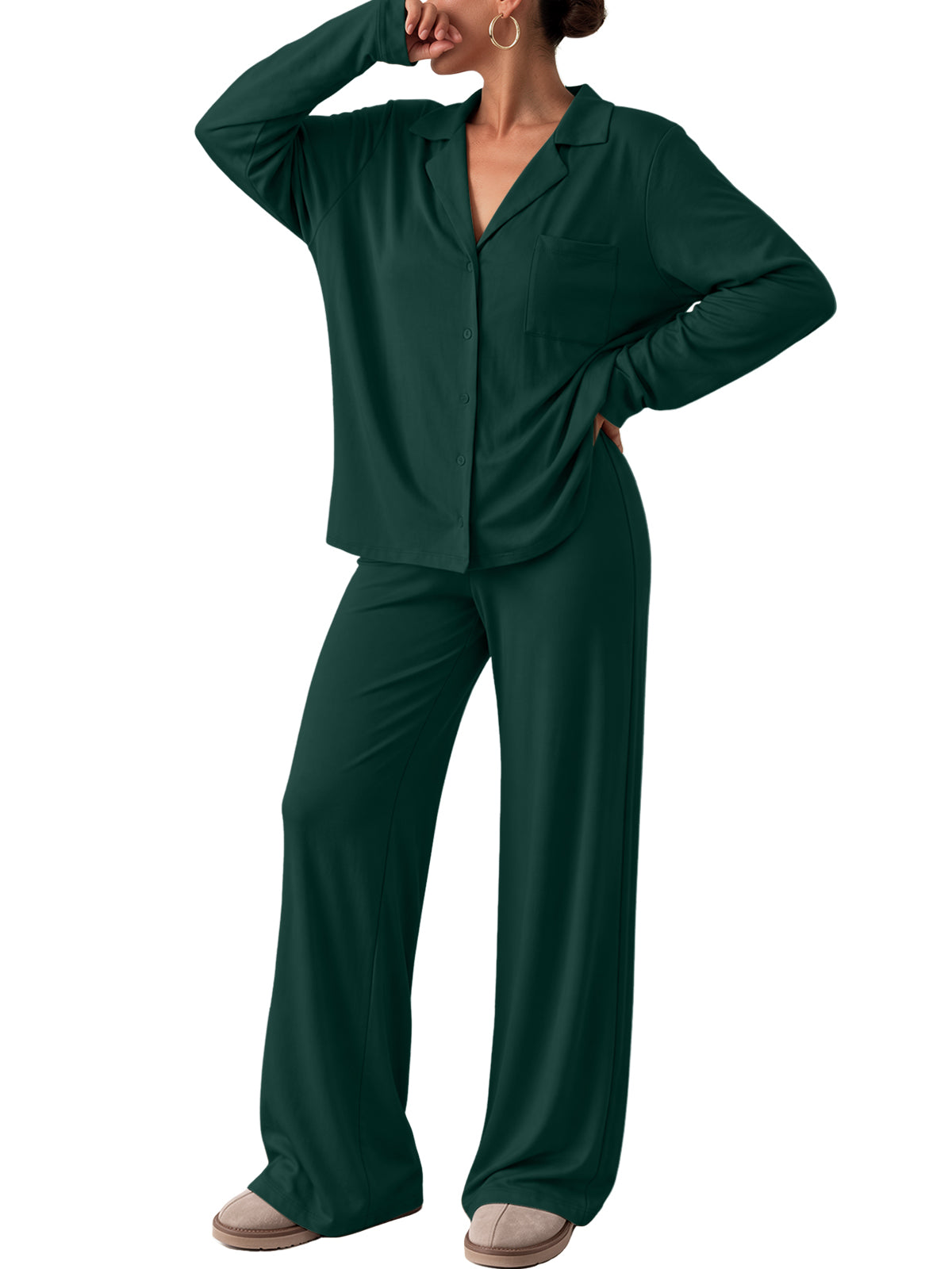 Dark Green pajama set
