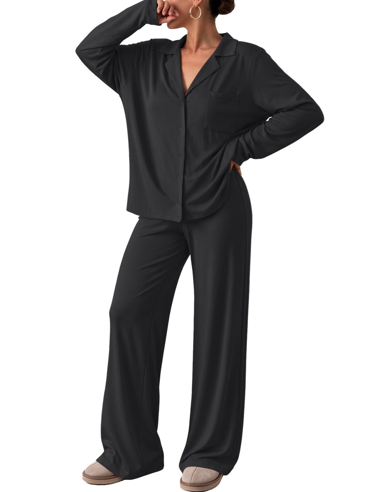 Black pajama set