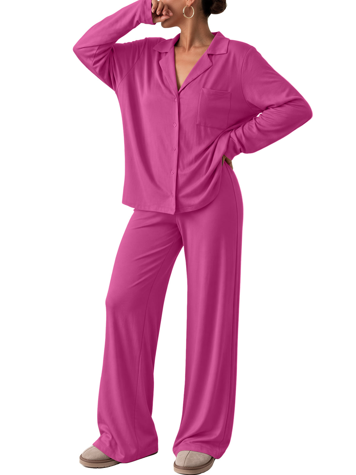 Rose Pink pajama set