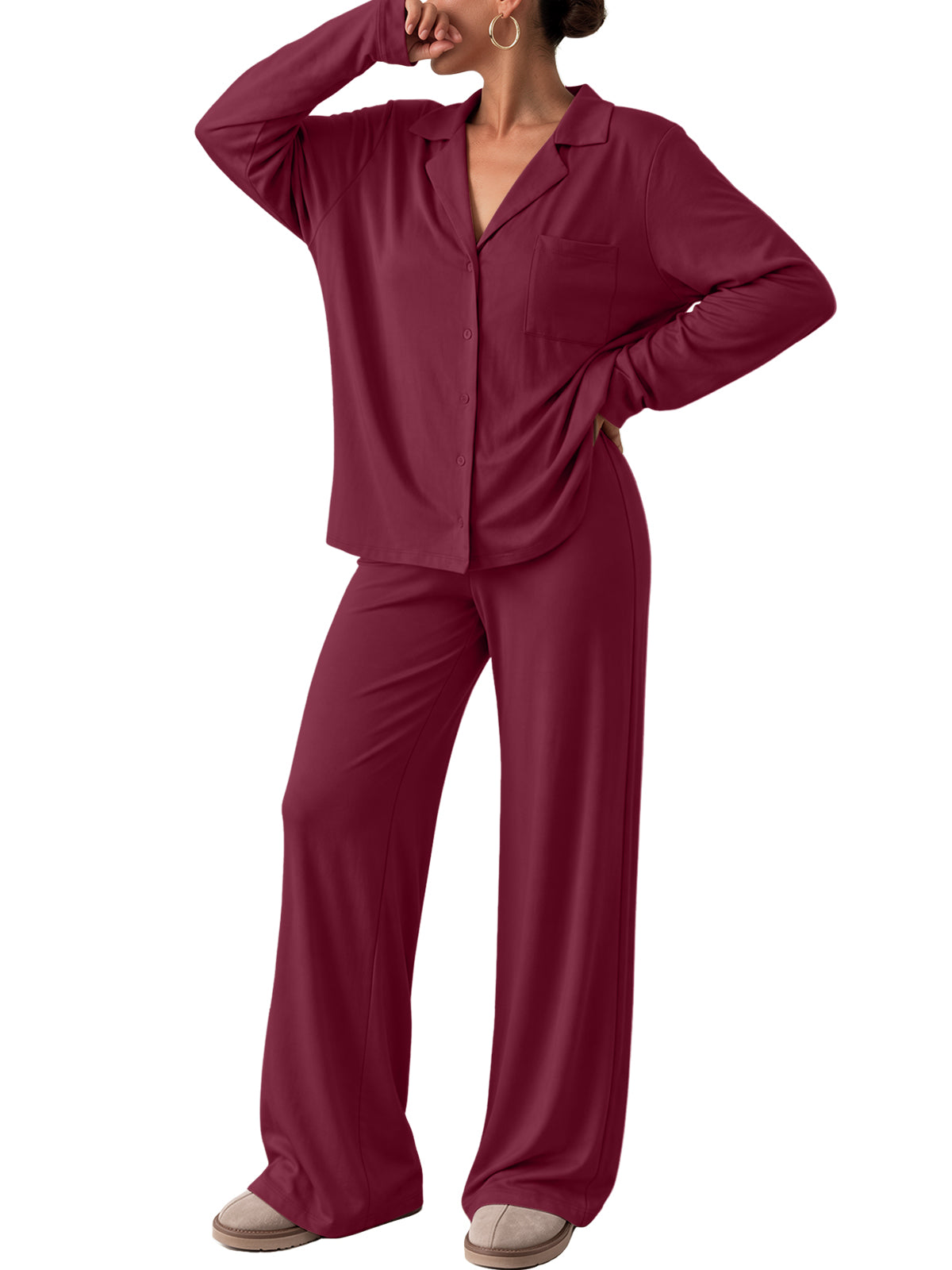 Wine pajama set