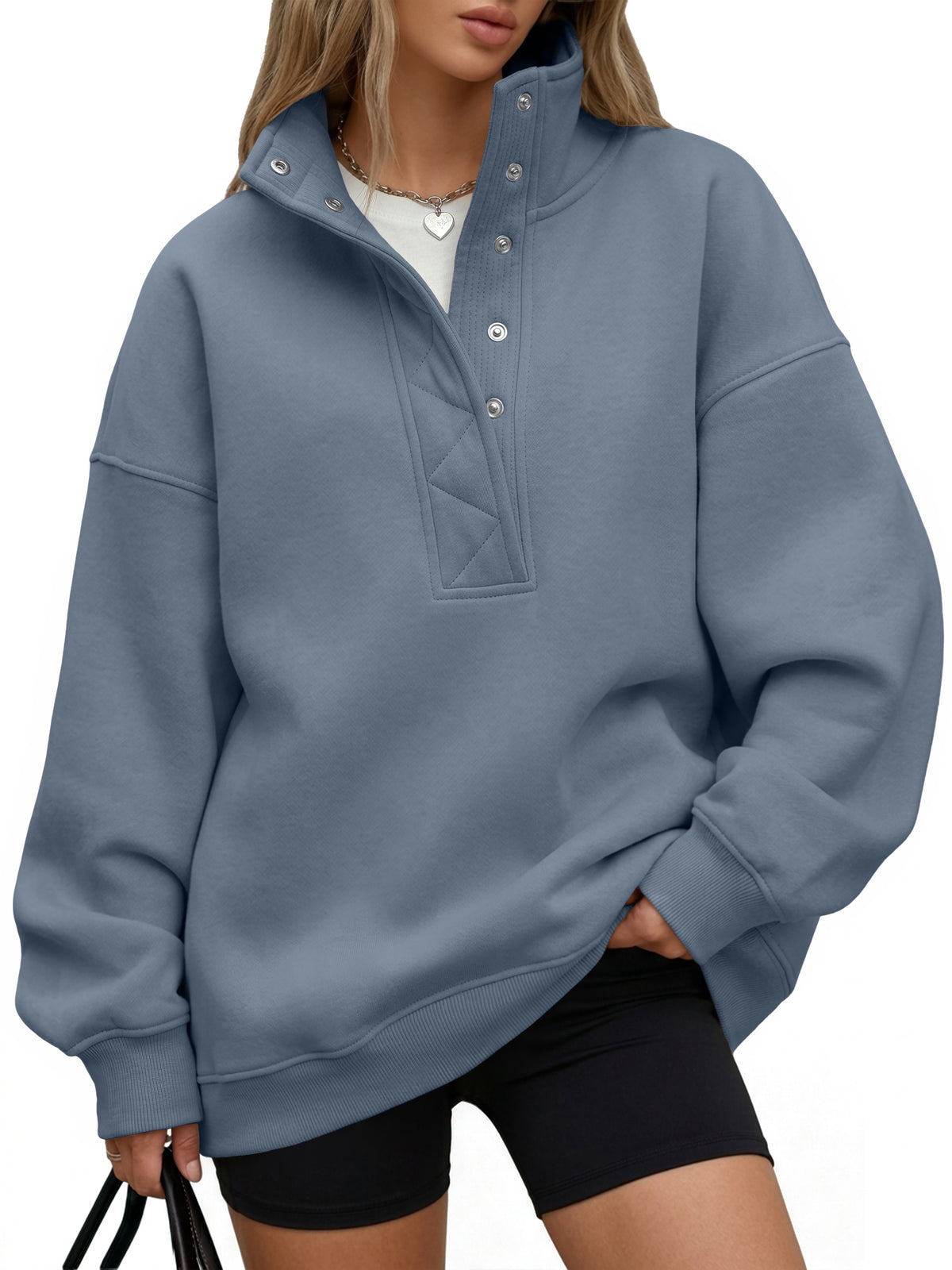 Grey Blue sweatshirt