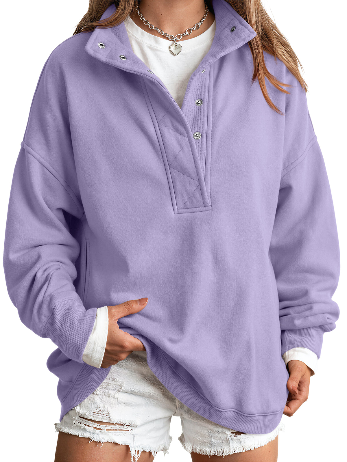 Purple sweatshirt