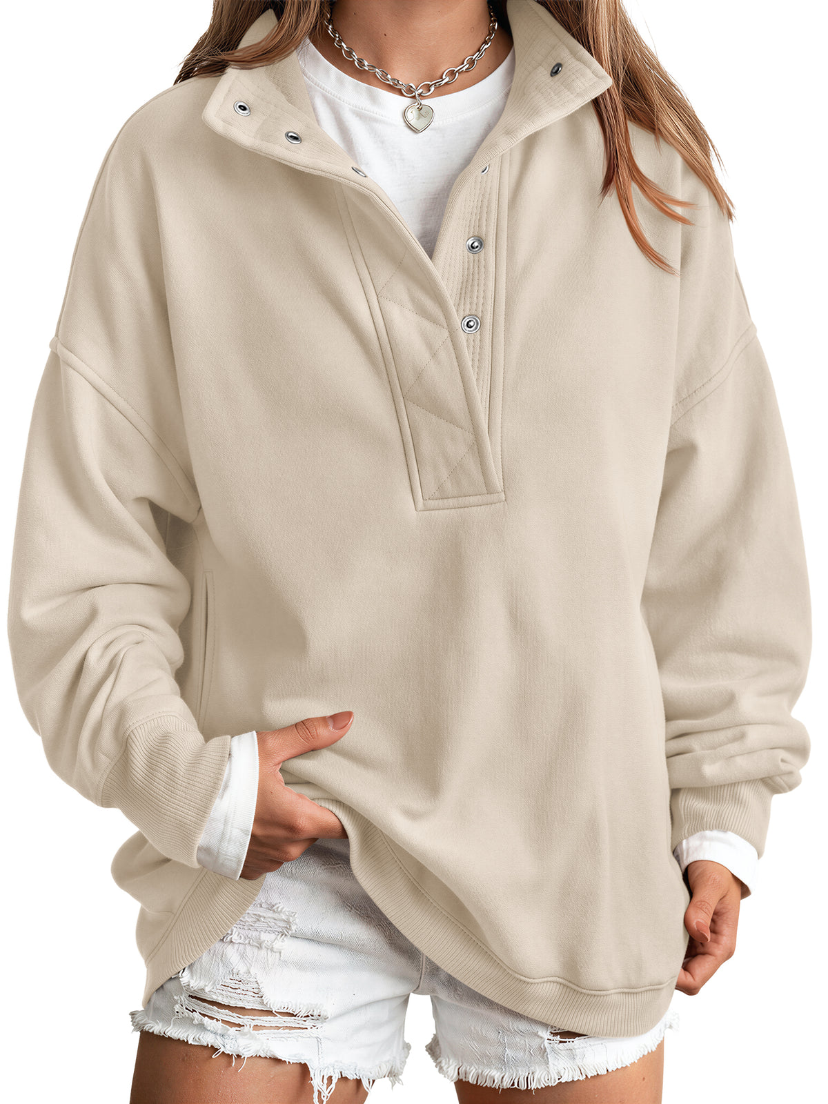 Beige sweatshirt