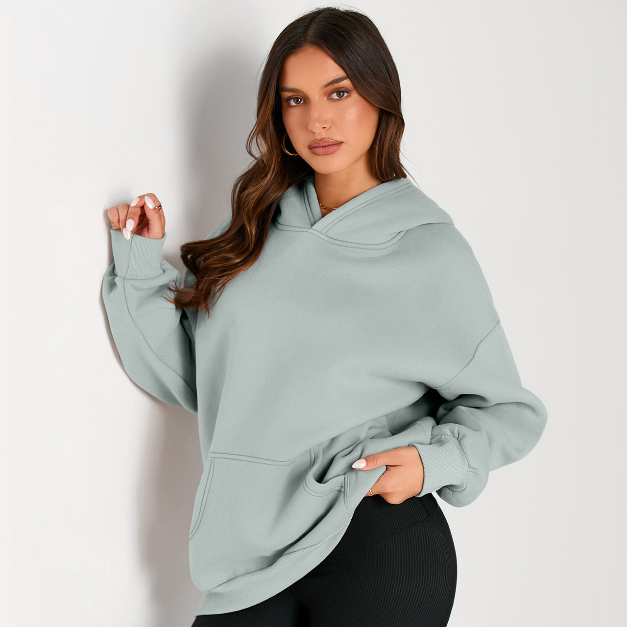 TrendyQueen Womens Oversized Hoodies Fleece Sweatshirts Long Sleeve Sweaters Pullover Fall Clothes with Pocket