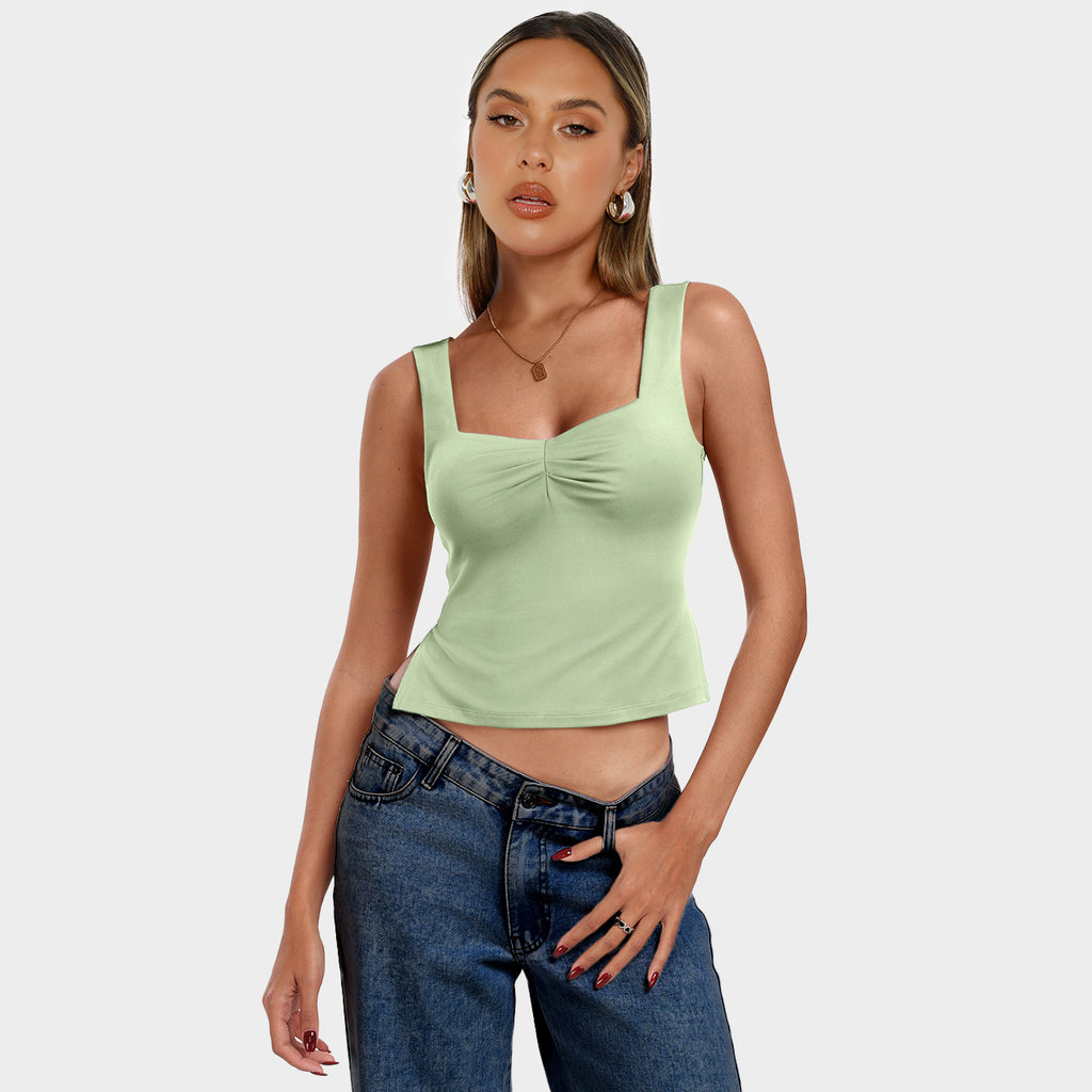 Trendy Queen Womens Going Out Crop Tops Backless Tank Tops Summer Y2k Teen Girls Basics Cute Clothes