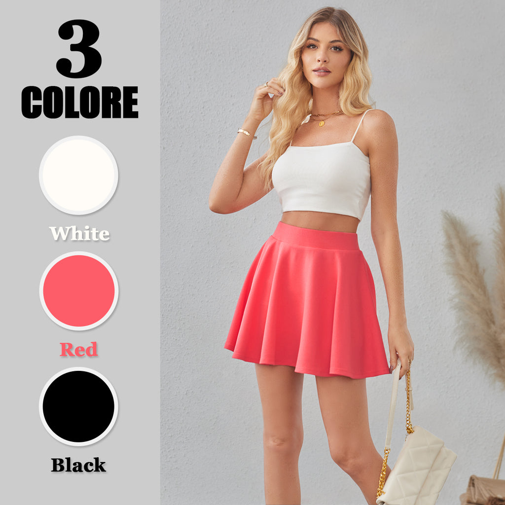 Trendy Queen Women's Skort with Built-In Shorts & Pockets - Comfort Styling