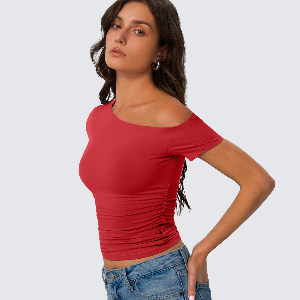 Trendy Queen Womens Off The Shoulder Tops Summer Shirts Going Out Crop Tank Top Y2K T Corset Tube Cute Fashion Outfits