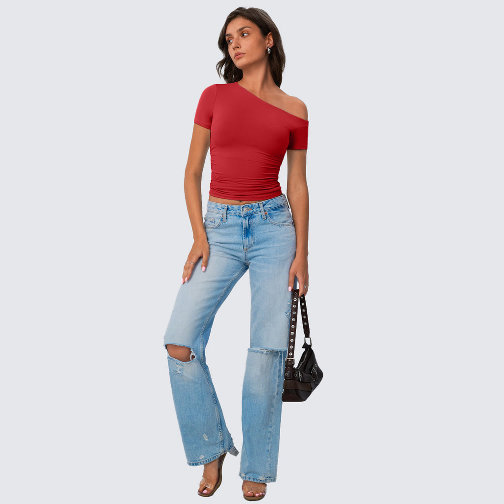 Trendy Queen Womens Off The Shoulder Tops Summer Shirts Going Out Crop Tank Top Y2K T Corset Tube Cute Fashion Outfits