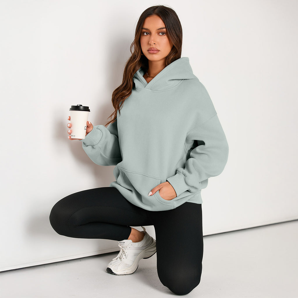 TrendyQueen Womens Oversized Hoodies Fleece Sweatshirts Long Sleeve Sweaters Pullover Fall Clothes with Pocket