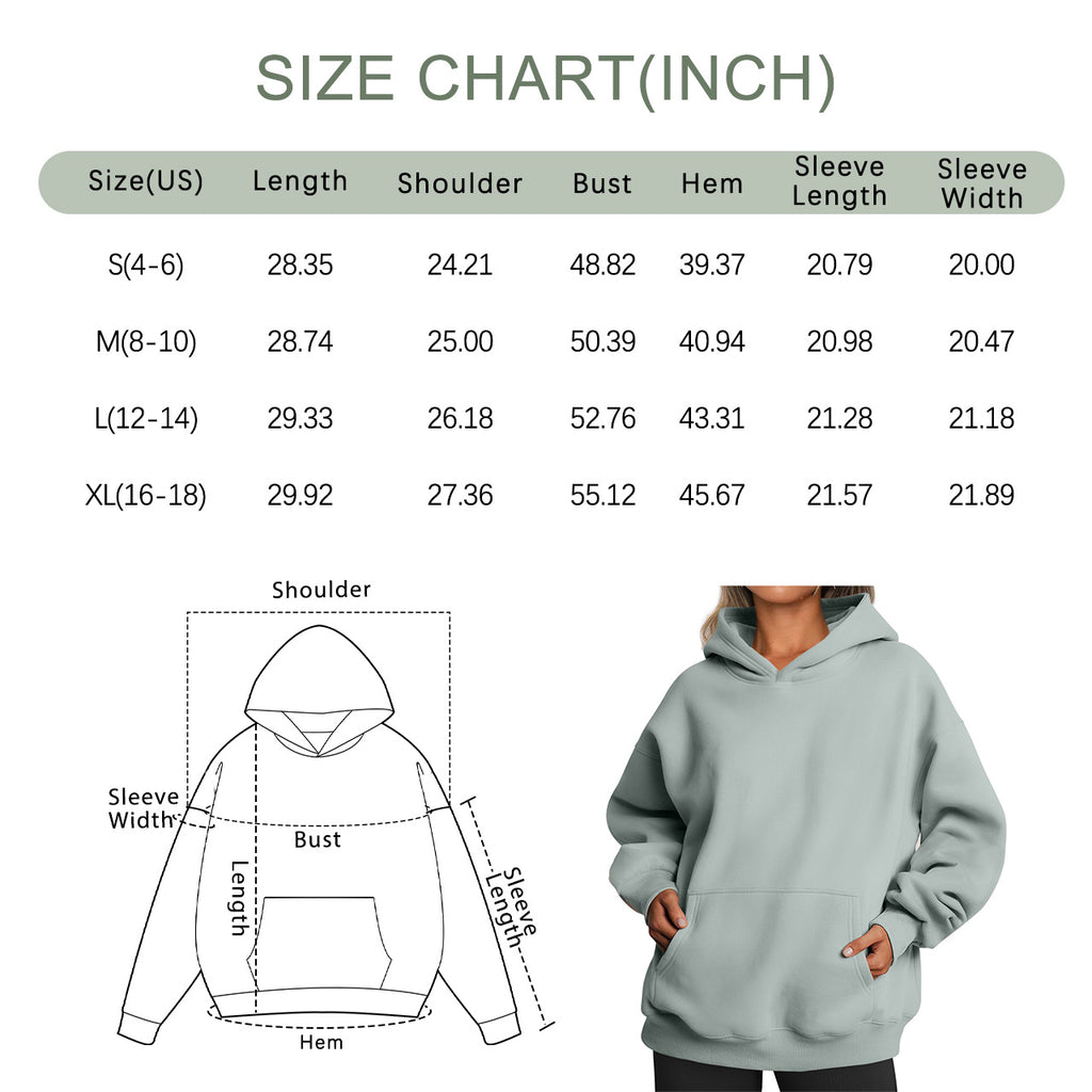 TrendyQueen Womens Oversized Hoodies Fleece Sweatshirts Long Sleeve Sweaters Pullover Fall Clothes with Pocket